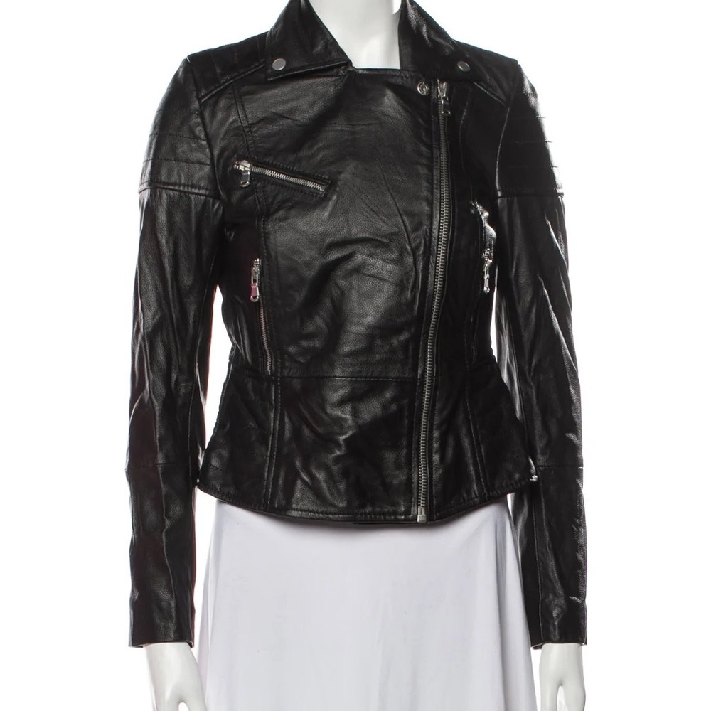 Barney’s NYC Leather Biker Jacket